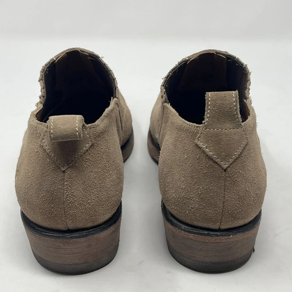 FRYE Billie Shootie booties 8 shoes taupe suede western women